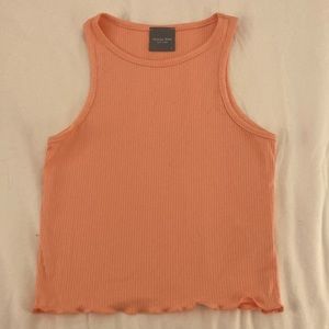 Olivia Rae orange tank top-cropped NWOT
